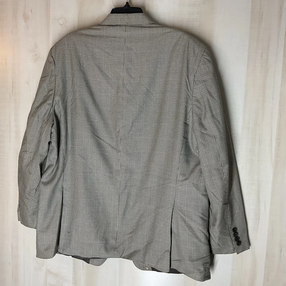 Lauren Ralph Lauren‎ tweed blazer tan black 2 button size 48R